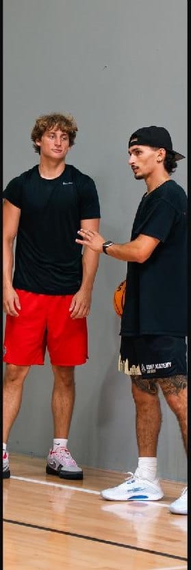 Jake Hall training with a DETAIL San Diego coach