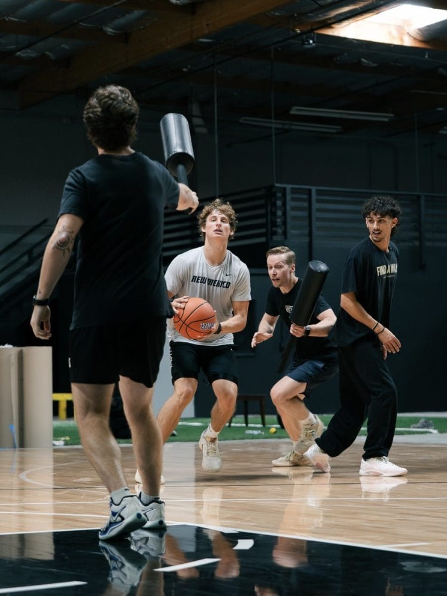 Jake Hall training at the Carlsbad performance facility